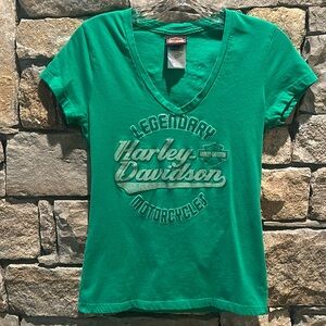 Harley-Davidson Women’s Short Sleeve V-Neck T-Shirt Size Small